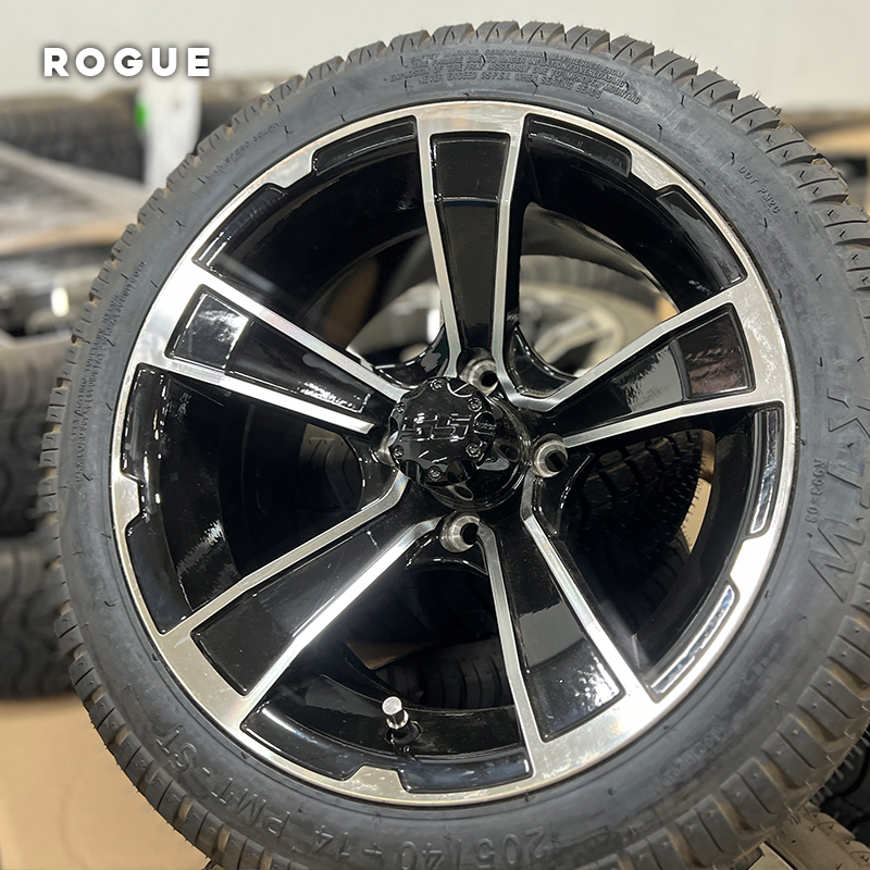 rogue golf cart rims