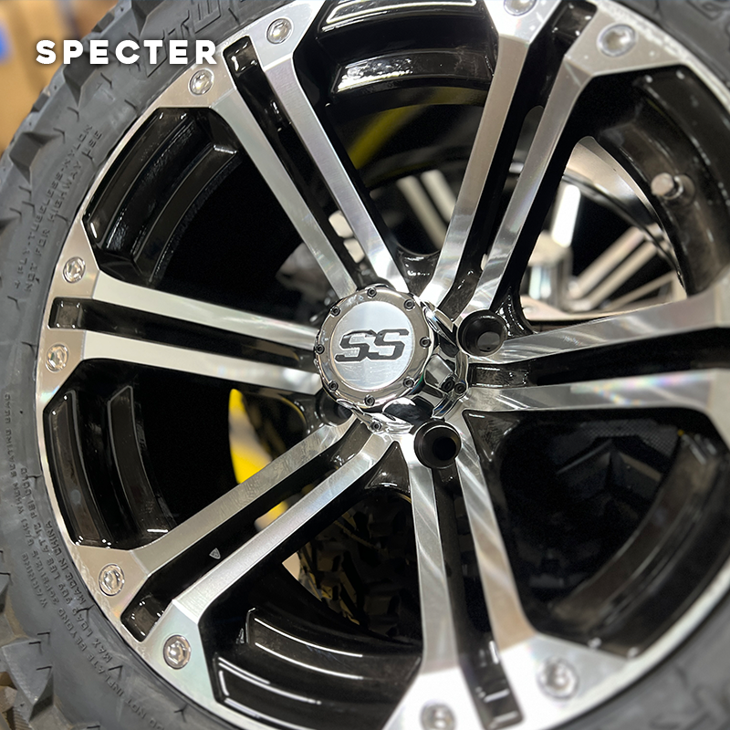 specter golf cart rims alternate angle